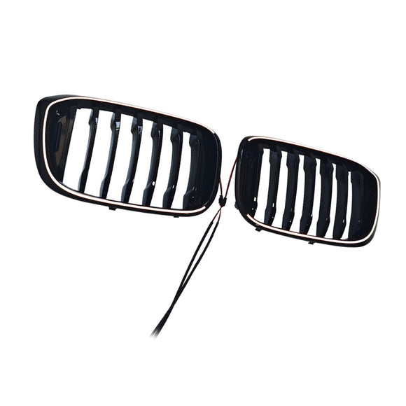 Gloss Black Front Kidney Grill Grille Fit BMW X4 G02 X3 G01 G08 2018-2021