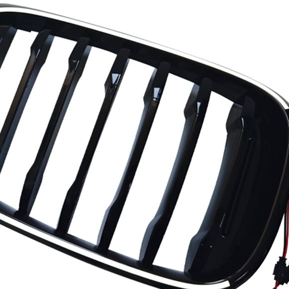 Gloss Black Front Kidney Grill Grille Fit BMW X4 G02 X3 G01 G08 2018-2021