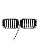 Gloss Black Front Kidney Grill Grille Fit BMW X4 G02 X3 G01 G08 2018-2021-13