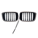 Gloss Black Front Kidney Grill Grille Fit BMW X4 G02 X3 G01 G08 2018-2021-16