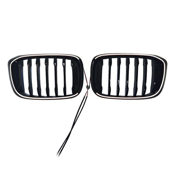 Gloss Black Front Kidney Grill Grille Fit BMW X4 G02 X3 G01 G08 2018-2021