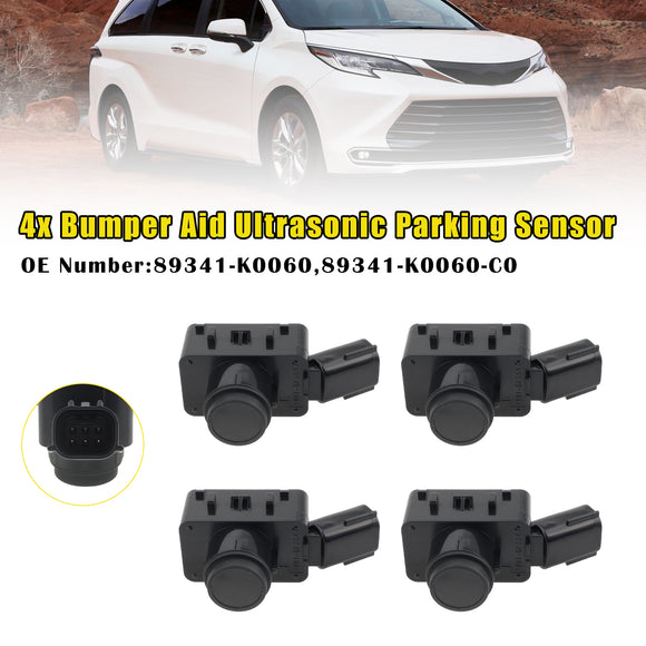 Sensore di parcheggio ad ultrasuoni per paraurti 4x 89341-K0060 per Toyota Camry Sienna Venza 2021