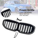 Double Slat Kidney Grill Grill Fit BMW 1 Series F40 2019-2024 kiiltävä musta-3