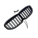 Double Slat Kidney Grill Grill Fit BMW 1 Series F40 2019-2024 kiiltävä musta-7