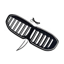 Double Slat Kidney Grill Grill Fit BMW 1 Series F40 2019-2024 kiiltävä musta-8