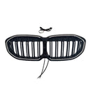Double Slat Kidney Grill Grill Fit BMW 1 Series F40 2019-2024 kiiltävä musta-15