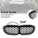 Calandre avant en diamant pour BMW série 1 F40 2019 – 2024, noir brillant-1