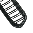 Rejilla negra para parachoques delantero, compatible con BMW X2 Series F39 2018-2023, doble listón-10