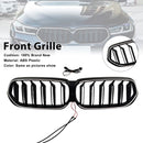 Doppelter Lamellen-Frontnierengrill in Schwarz, passend für BMW 6er G32 2020–2025-1