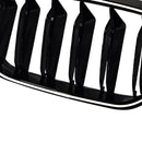 Doppelter Lamellen-Frontnierengrill in Schwarz, passend für BMW 6er G32 2020–2025-11