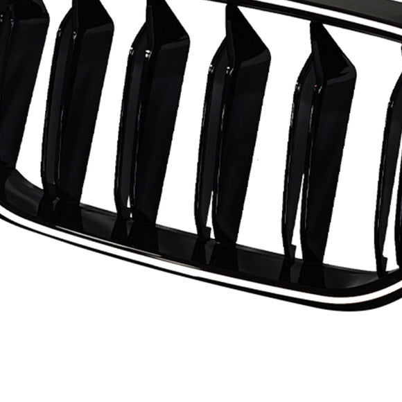 Doppelter Lamellen-Frontnierengrill in Schwarz, passend für BMW 6er G32 2020–2025