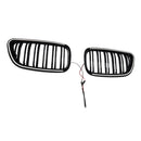 Etumunuaisritilän säleikkö Fit BMW 2 Series F22 F23 F24 2014-2018 Kiiltävä musta-7