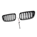 Etumunuaisritilän säleikkö Fit BMW 2 Series F22 F23 F24 2014-2018 Kiiltävä musta-8