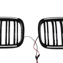 Etumunuaisritilän säleikkö Fit BMW 2 Series F22 F23 F24 2014-2018 Kiiltävä musta-10