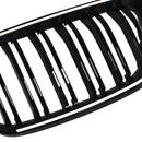 Etumunuaisritilän säleikkö Fit BMW 2 Series F22 F23 F24 2014-2018 Kiiltävä musta-11