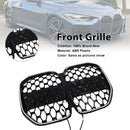 Black Front Bumper Grille Grill Fit BMW 4 Series G22 G23 G82 2020-2025 W/O ACC-2