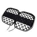 Black Front Bumper Grille Grill Fit BMW 4 Series G22 G23 G82 2020-2025 W/O ACC-14