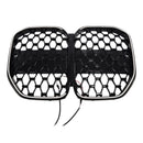 Black Front Bumper Grille Grill Fit BMW 4 Series G22 G23 G82 2020-2025 W/O ACC-15