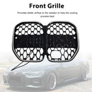 Parrilla de parachoques delantero negra compatible con BMW Serie 4 G22 G23 G82 2020-2025 con ACC-4