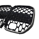 Parrilla de parachoques delantero negra compatible con BMW Serie 4 G22 G23 G82 2020-2025 con ACC-9