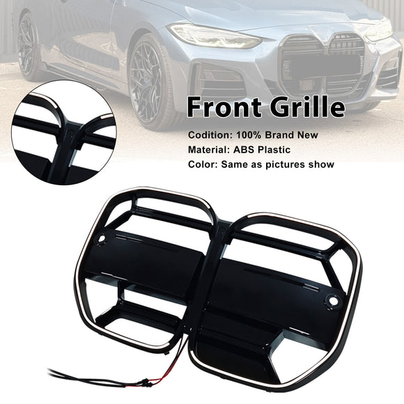 CS-tyylinen etupuskurin säleikkö sopii BMW 4-sarjan G22 G23 G82 2020-25 W/O ACC