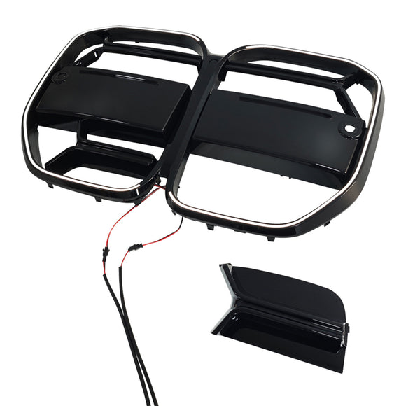 CS-tyylinen etupuskurin säleikkö Säleikkö sopii BMW 4-sarjan G22 G23 G82 2020-25 W/ ACC