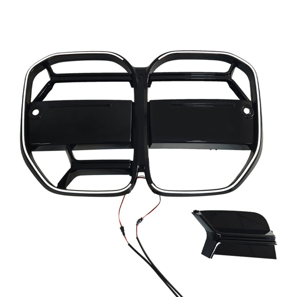 CS-tyylinen etupuskurin säleikkö Säleikkö sopii BMW 4-sarjan G22 G23 G82 2020-25 W/ ACC