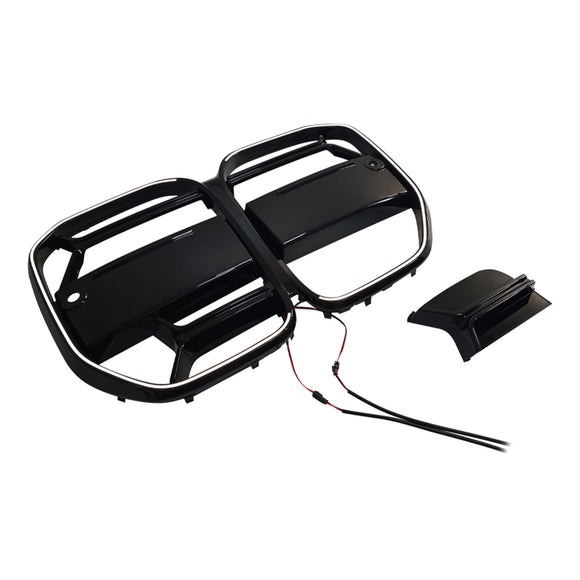 CS-tyylinen etupuskurin säleikkö Säleikkö sopii BMW 4-sarjan G22 G23 G82 2020-25 W/ ACC