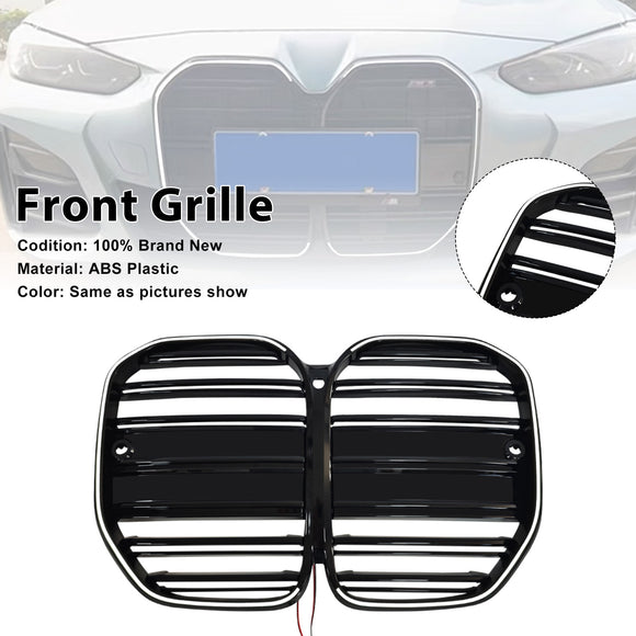 Grille de calandre de pare-chocs avant de style M4 pour BMW série 4 G22 G23 G82 2020-25 sans ACC