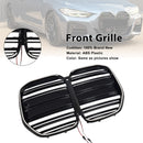 Grille de calandre de pare-chocs avant de style M4 pour BMW série 4 G22 G23 G82 2020-25 sans ACC-3