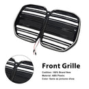 Grille de calandre de pare-chocs avant de style M4 pour BMW série 4 G22 G23 G82 2020-25 sans ACC-5