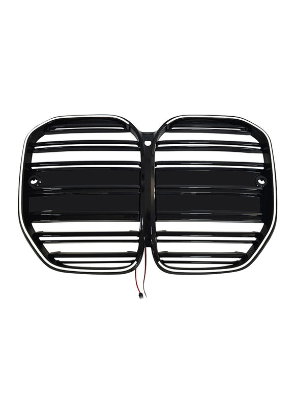 Grille de calandre de pare-chocs avant de style M4 pour BMW série 4 G22 G23 G82 2020-25 sans ACC