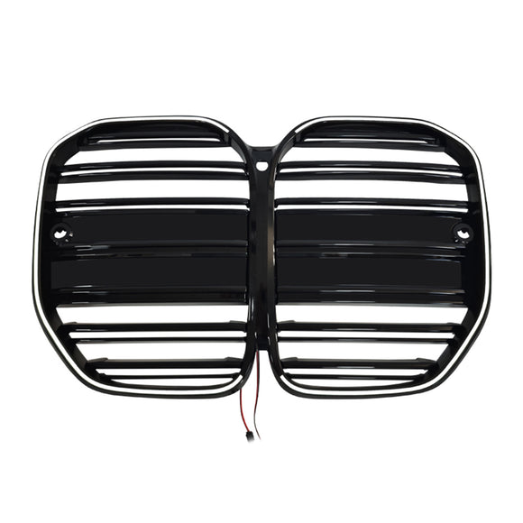 Grille de calandre de pare-chocs avant de style M4 pour BMW série 4 G22 G23 G82 2020-25 sans ACC