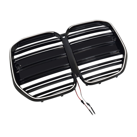 Grille de calandre de pare-chocs avant de style M4 pour BMW série 4 G22 G23 G82 2020-25 sans ACC