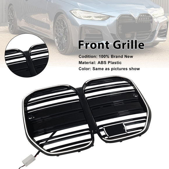 Grill przedniego zderzaka w stylu M4 Pasuje do BMW serii 4 G22 G23 G82 2020-25 W/ ACC