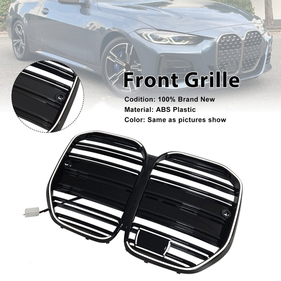 Grill przedniego zderzaka w stylu M4 Pasuje do BMW serii 4 G22 G23 G82 2020-25 W/ ACC