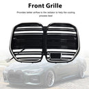 Grill przedniego zderzaka w stylu M4 Pasuje do BMW serii 4 G22 G23 G82 2020-25 W/ ACC-4