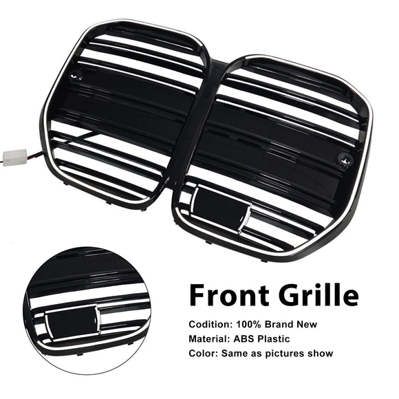 Grill przedniego zderzaka w stylu M4 Pasuje do BMW serii 4 G22 G23 G82 2020-25 W/ ACC
