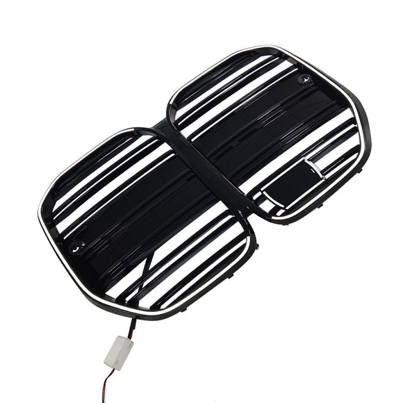Grill przedniego zderzaka w stylu M4 Pasuje do BMW serii 4 G22 G23 G82 2020-25 W/ ACC