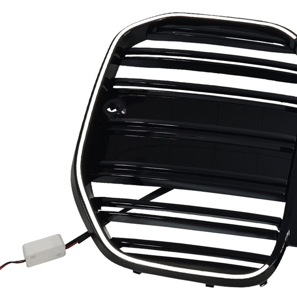 Grill przedniego zderzaka w stylu M4 Pasuje do BMW serii 4 G22 G23 G82 2020-25 W/ ACC
