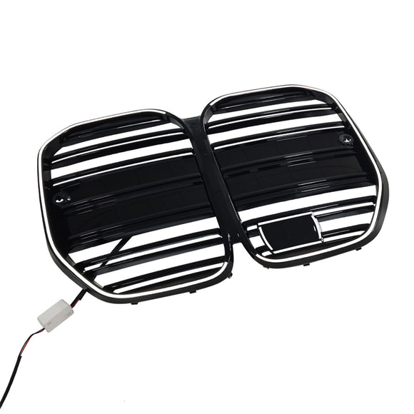 Grill przedniego zderzaka w stylu M4 Pasuje do BMW serii 4 G22 G23 G82 2020-25 W/ ACC