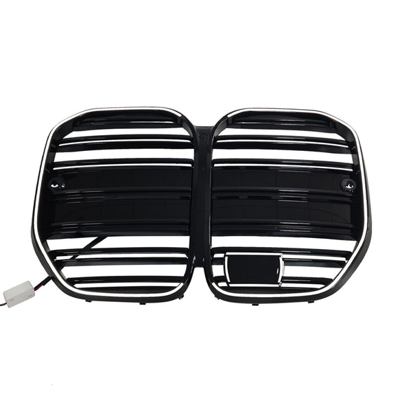 Grill przedniego zderzaka w stylu M4 Pasuje do BMW serii 4 G22 G23 G82 2020-25 W/ ACC