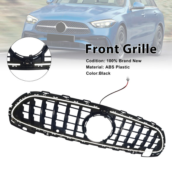 Parrilla delantera estilo GTR para Mercedes Benz W206 2022-2026 Con cámara