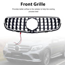 GT-Style Front Bumper Grill Grille Fit Mercedes Benz GLC X253 C253 2015-2019-4