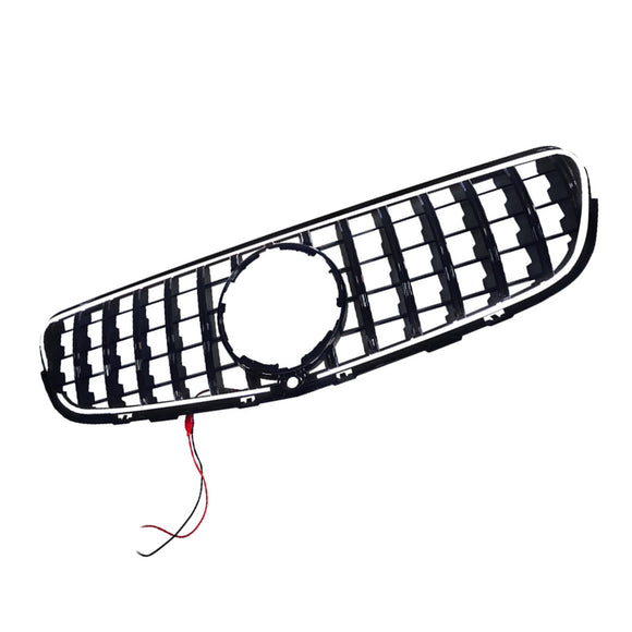 GT-Style Front Bumper Grill Grille Fit Mercedes Benz GLC X253 C253 2015-2019