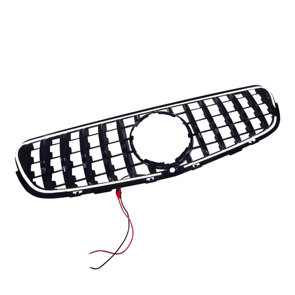 GT-Style Front Bumper Grill Grille Fit Mercedes Benz GLC X253 C253 2015-2019