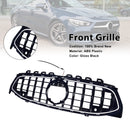 Black Front Bumper Grille Grill Fit Mercedes CLA-Class W118 C118 2020-2024 GT-3