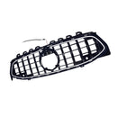 Black Front Bumper Grille Grill Fit Mercedes CLA-Class W118 C118 2020-2024 GT-7