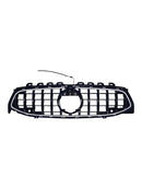 Black Front Bumper Grille Grill Fit Mercedes CLA-Class W118 C118 2020-2024 GT-13
