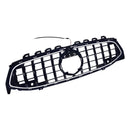 Black Front Bumper Grille Grill Fit Mercedes CLA-Class W118 C118 2020-2024 GT-14